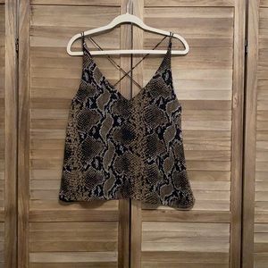 ZARA - Snake Skin print Tank